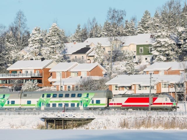 <p>The Santa Claus Express is a novel way to travel to Lapland</p>