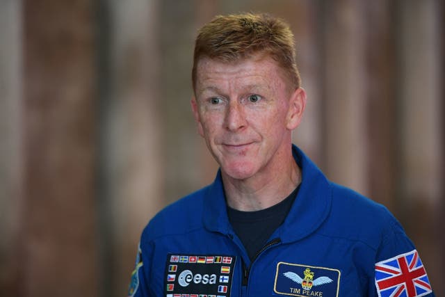 Tim Peake has warned of the ‘catastrophic’ risk that debris poses to the International Space Station (Joe Giddens/PA)