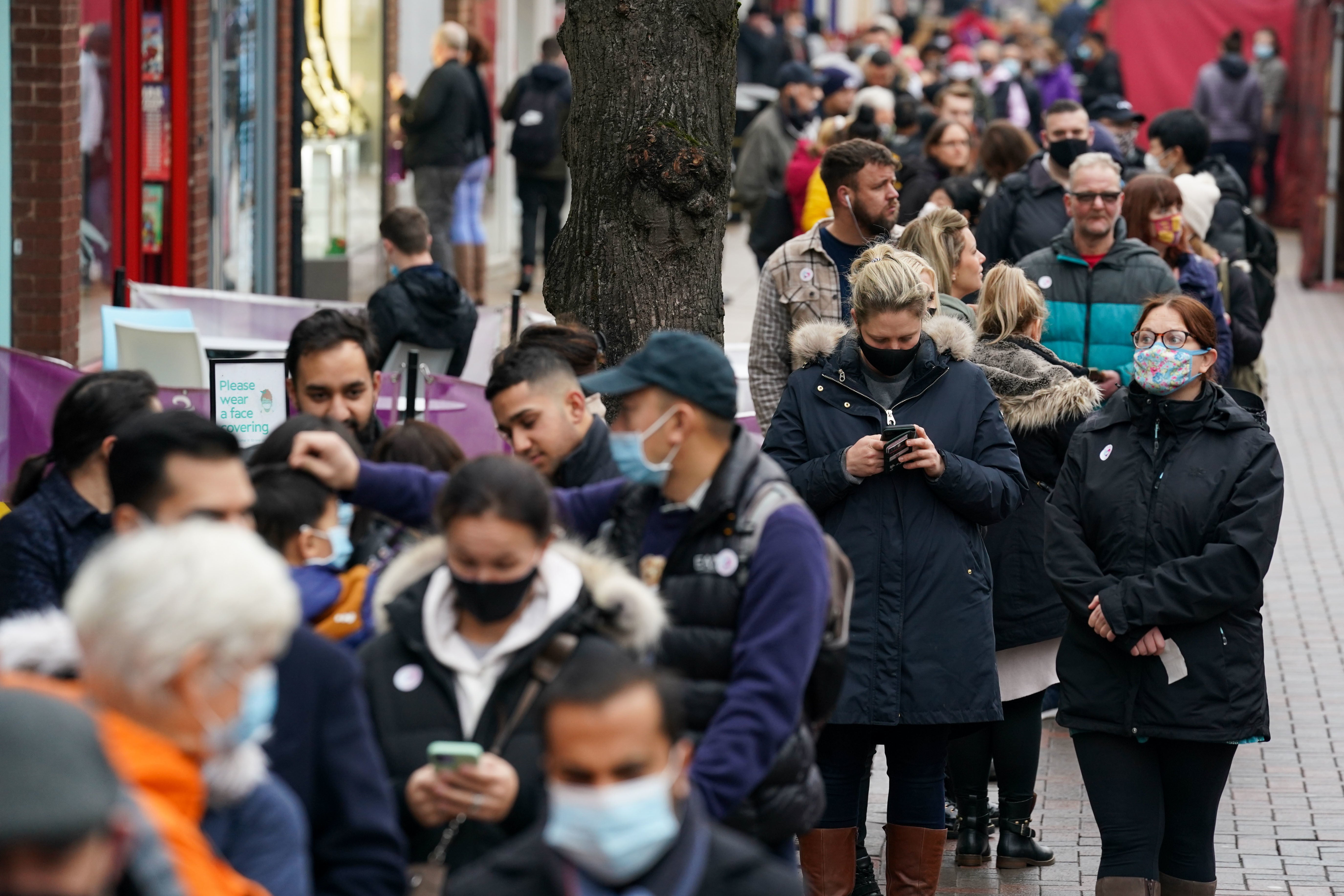 All adults across England can book a booster jab (Jacob King/PA)