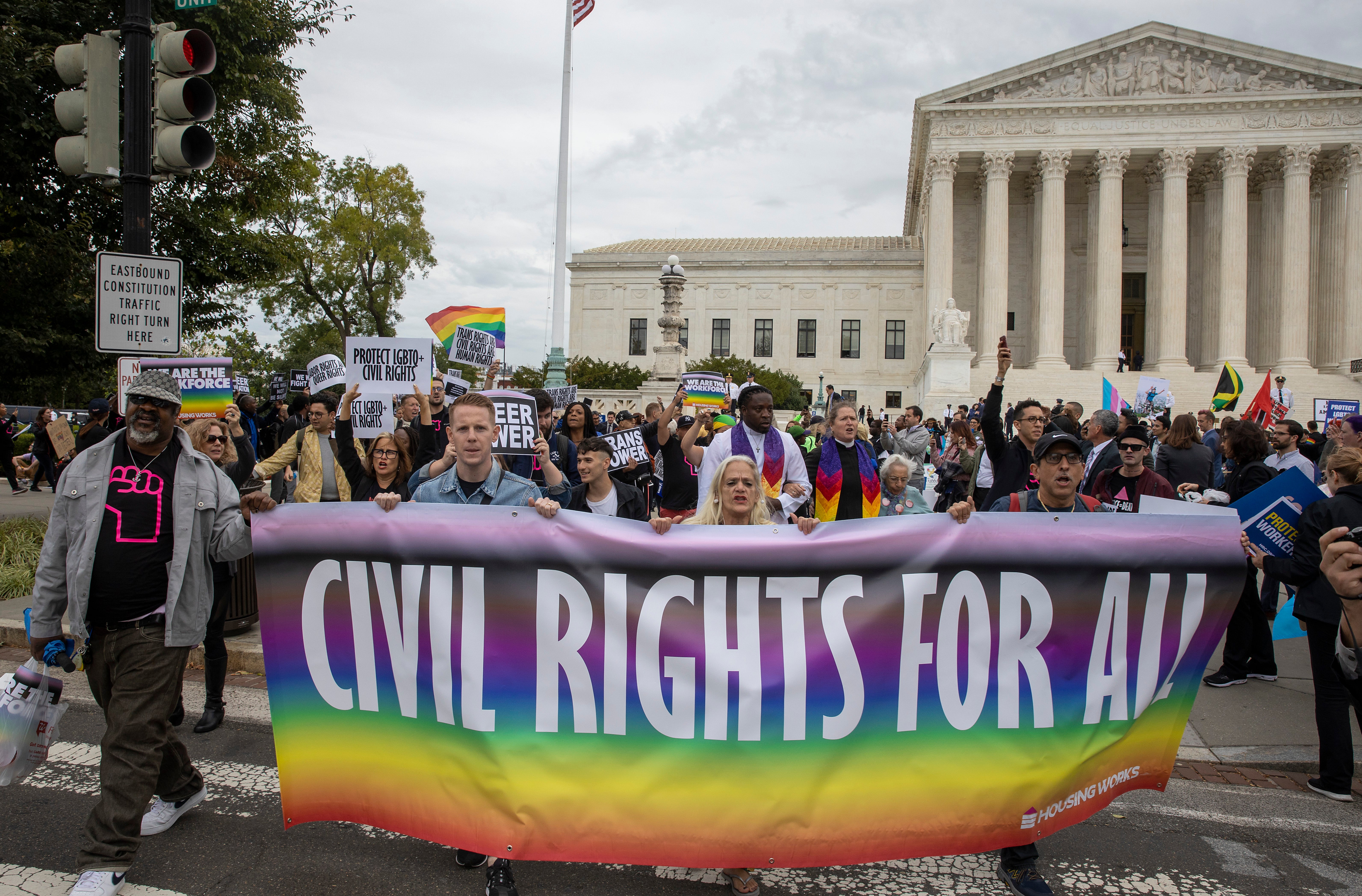 In 2019 protesters used Ann Hopkins’ win to argue for LGBT+ rights