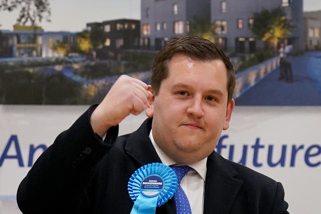Conservative MP Louie French was one of nearly 100 Tory politicians to vote against ‘Plan B’ on Tuesday evening (Gareth Fuller/PA)