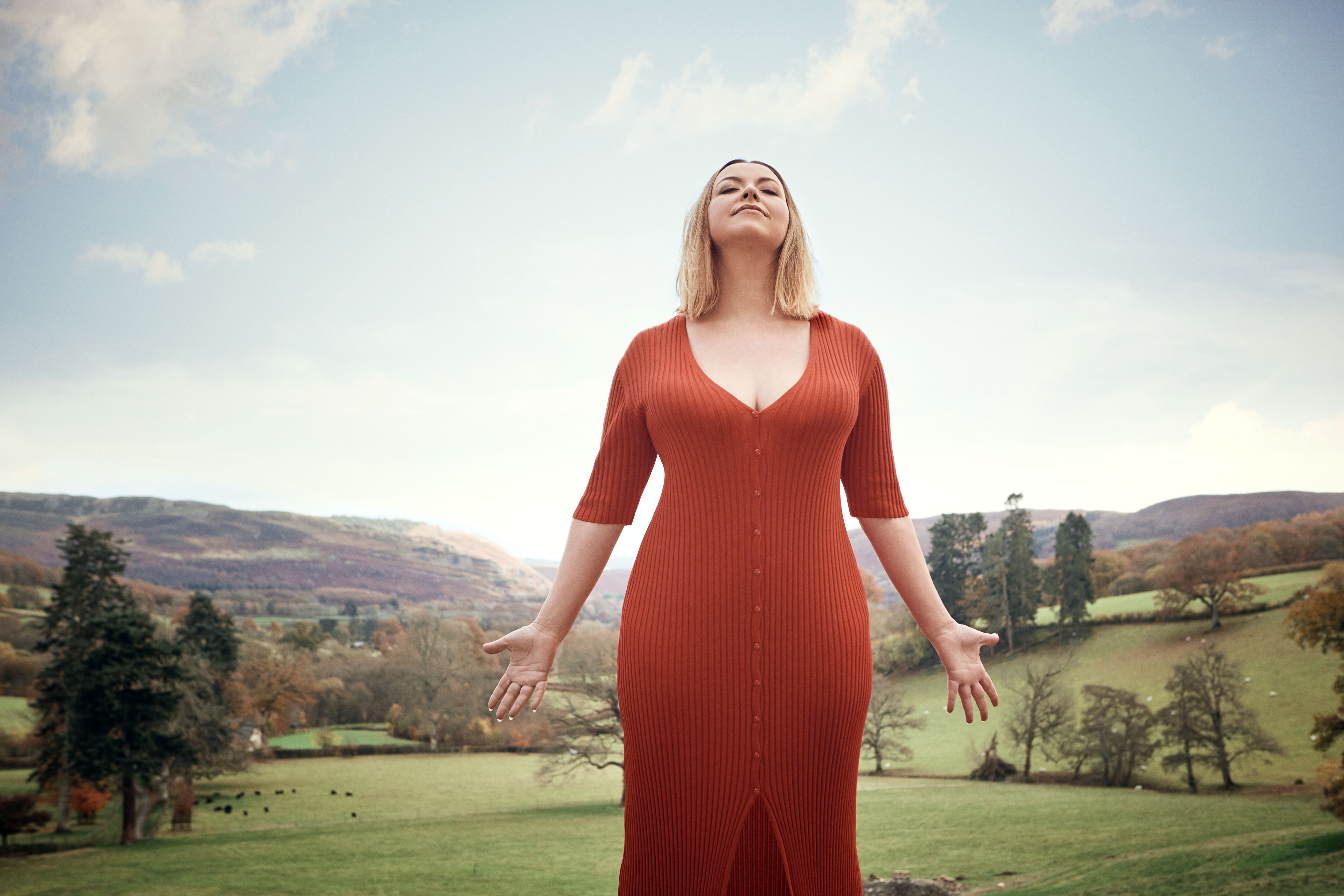 ‘I’m trying to do my bit to help save humanity and help us live more consciously and more fulfillingly with the natural world,’ explains Church about her new wellness retreat in Wales