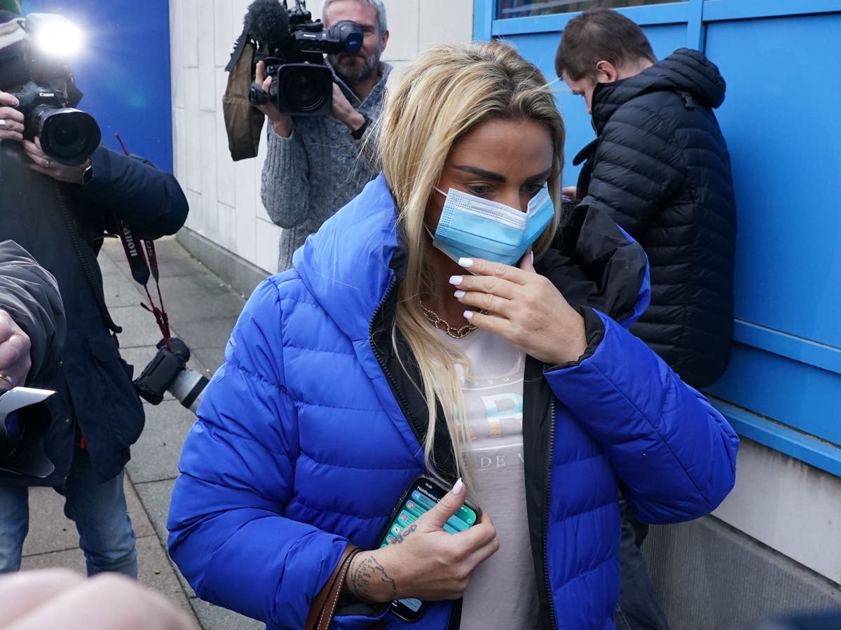 Katie Price handed suspended jail sentence for drink-driving