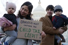 Millions of US families could be pushed back into poverty without child tax credit extension