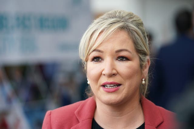 Michelle O’Neill said she does not feel Gerry Adams needs to apologise (PA)