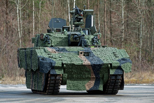 The Ajax armoured fighting vehicle (Ministry of Defence/PA)