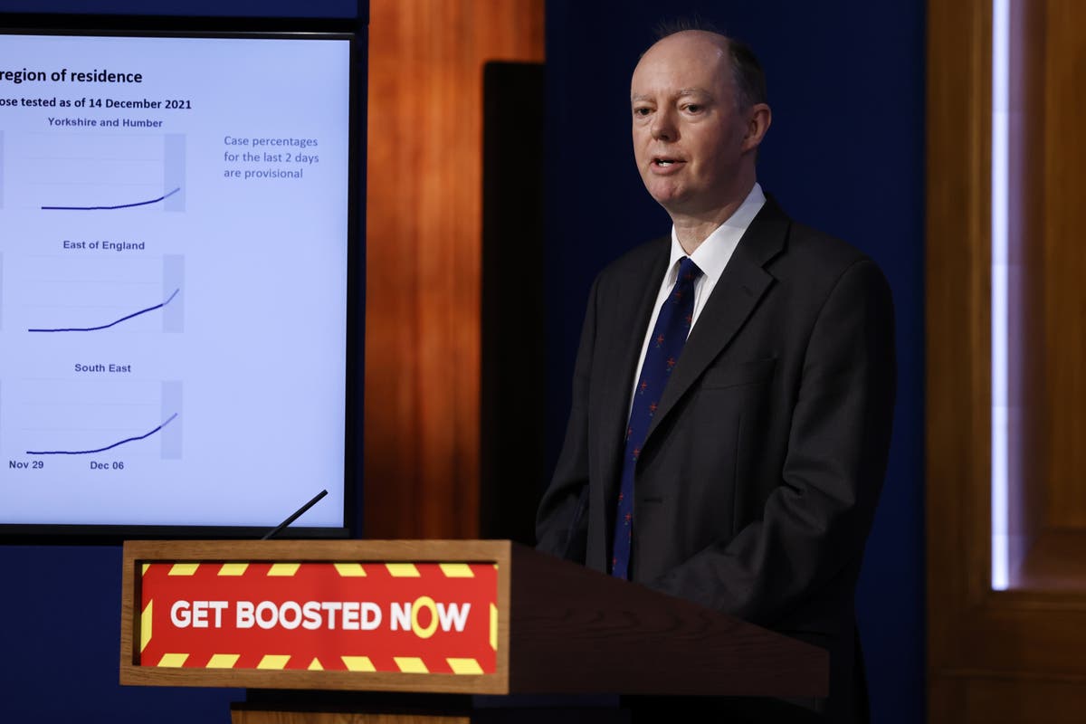 Prioritise what events matter to you, Chris Whitty warns ahead of Christmas