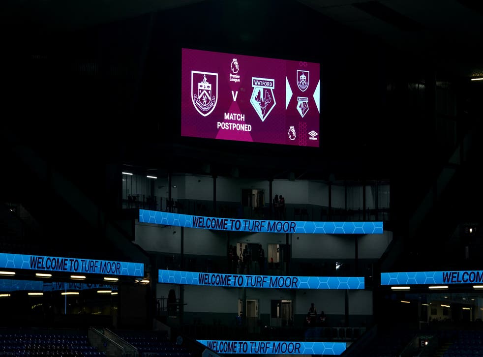 covid crisis deepens in pl as burnley v watford becomes third postponed match the independent covid crisis deepens in pl as burnley v watford becomes third postponed match the independent