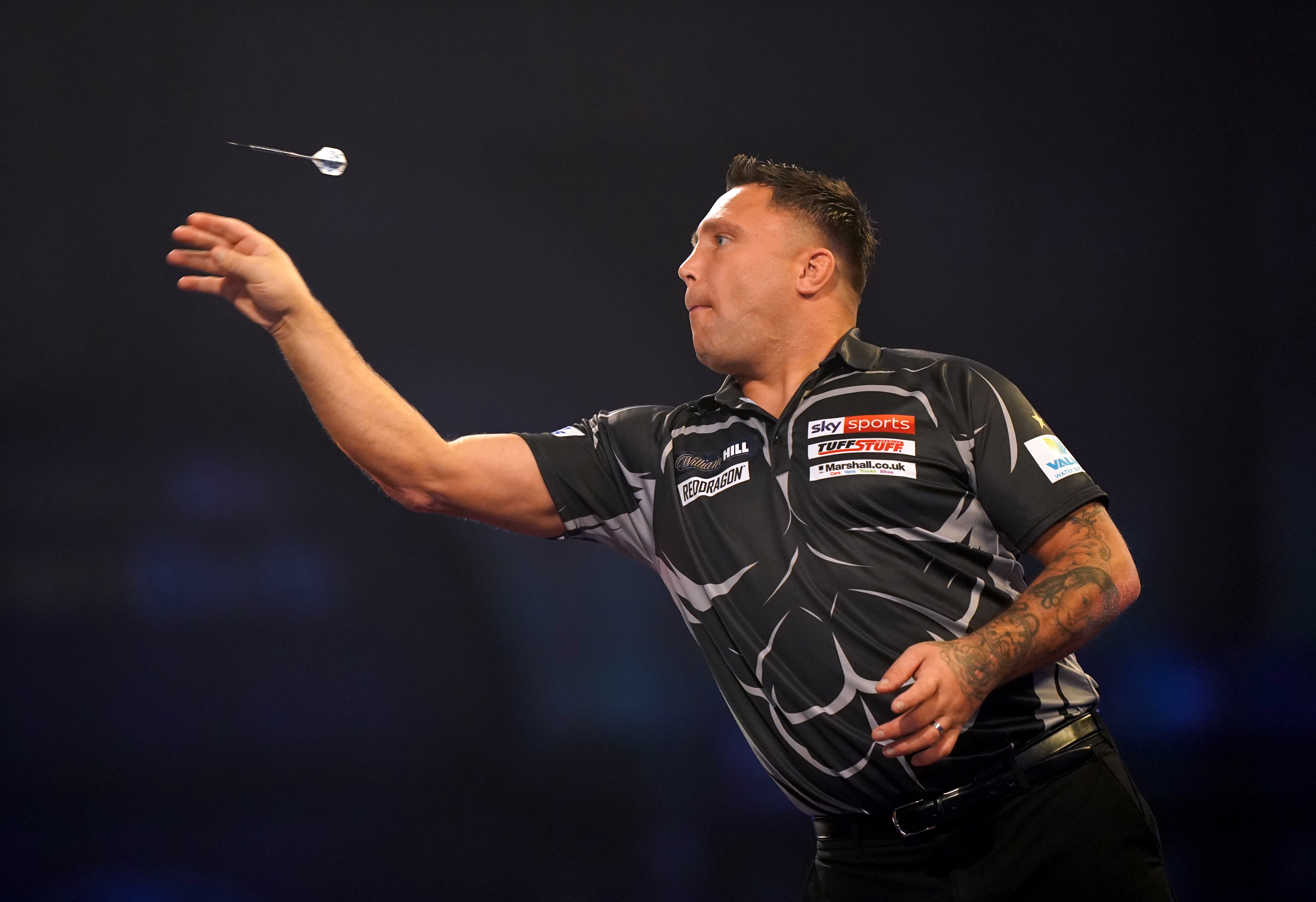 Iceman Gerwyn Price had been given a frosty reception from the crowd at Alexandra Palace (Kirsty O’Connor/PA)