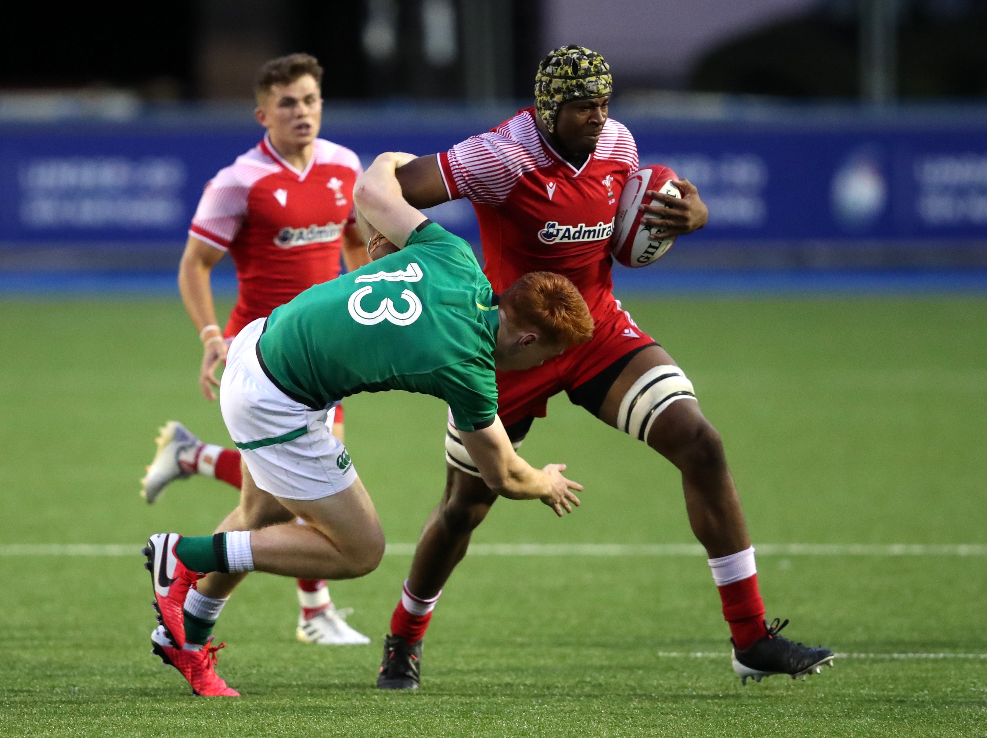 Christ Tshiunza is making his name for Exeter and Wales (David Davies/PA)