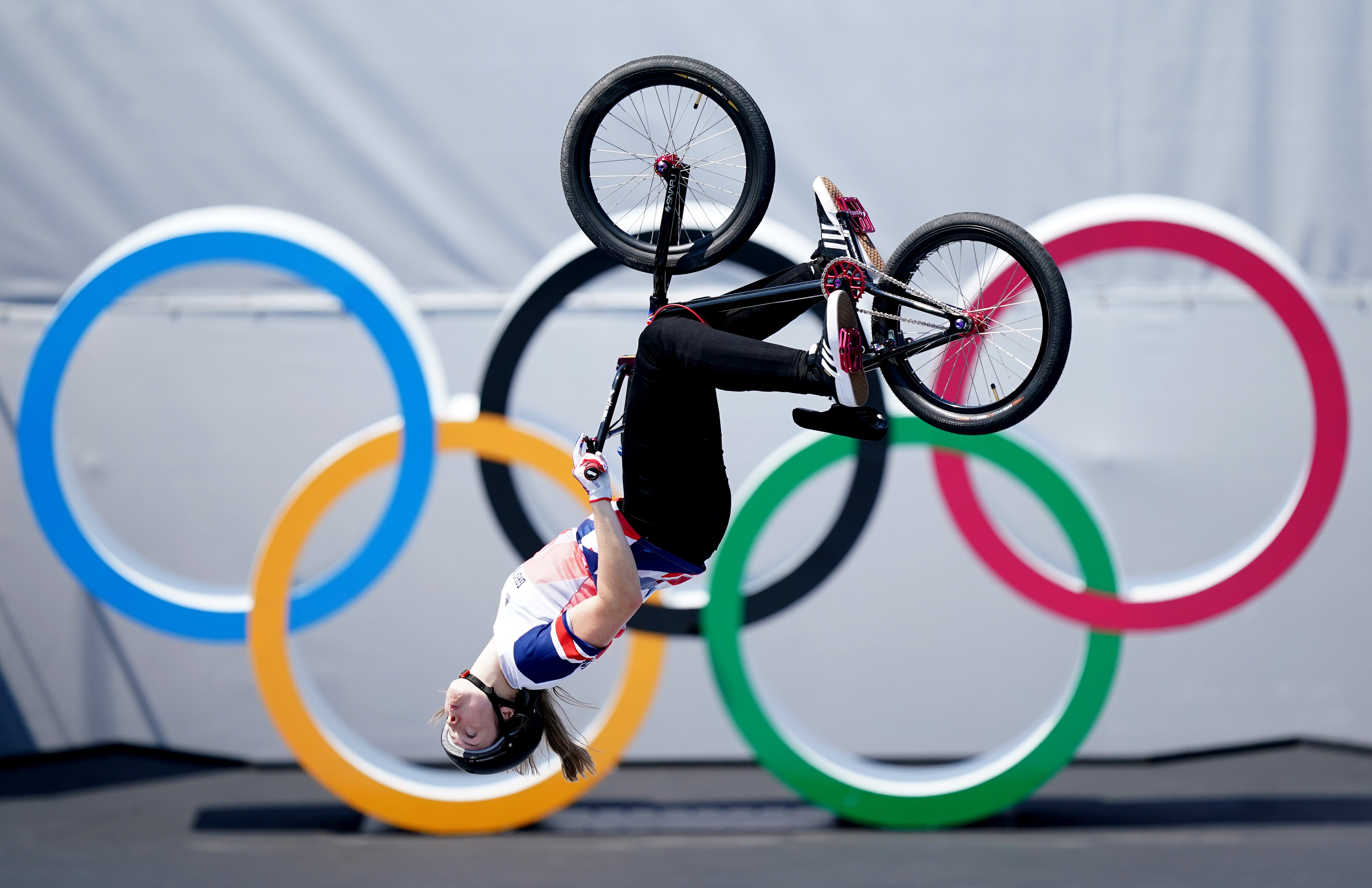 Charlotte Worthington claimed BMX gold for Britain (Mike Egerton/PA)