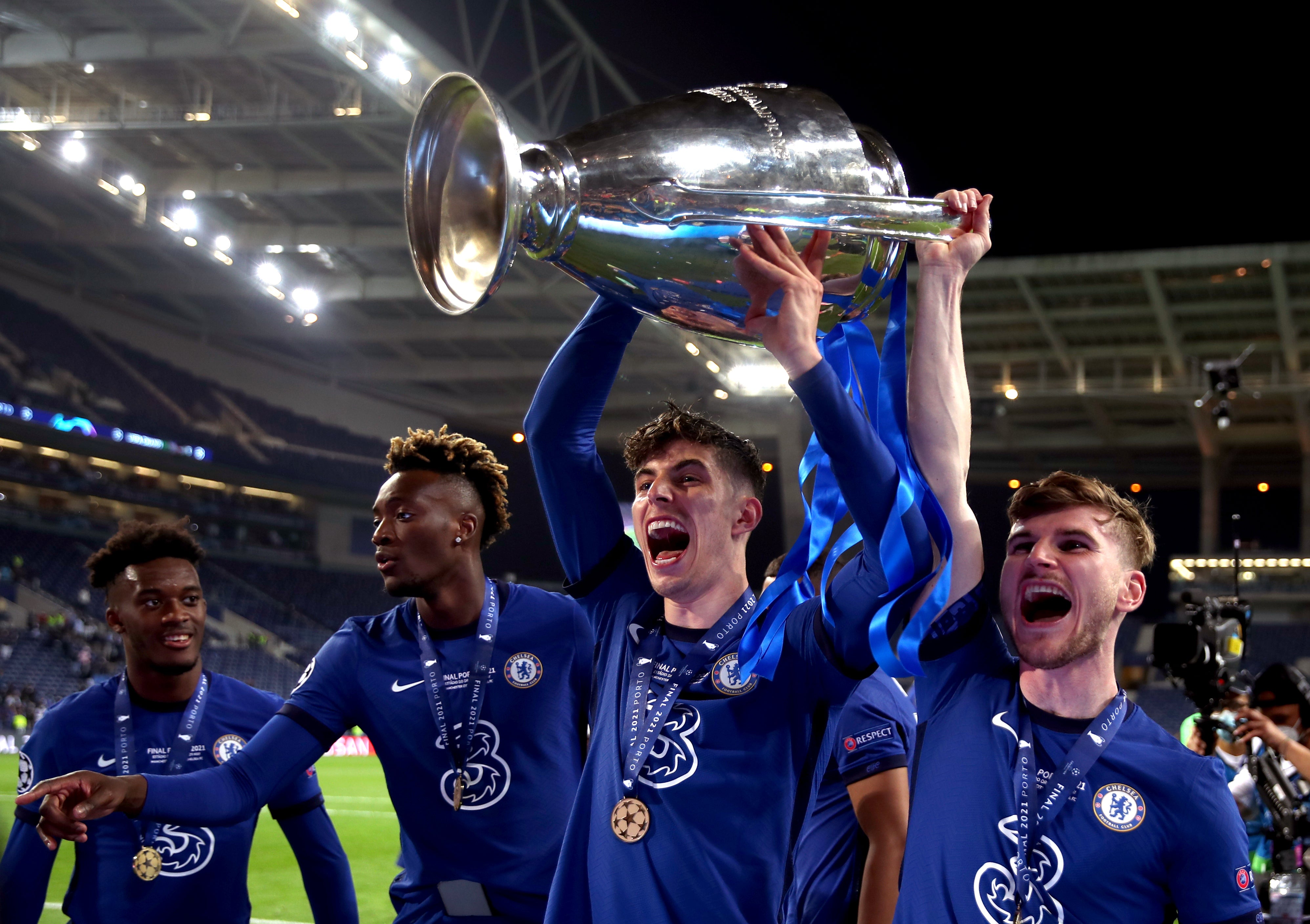 Kai Havertz’s goal made the difference as Chelsea beat Manchester City in the Champions League final (Nick Potts/PA)