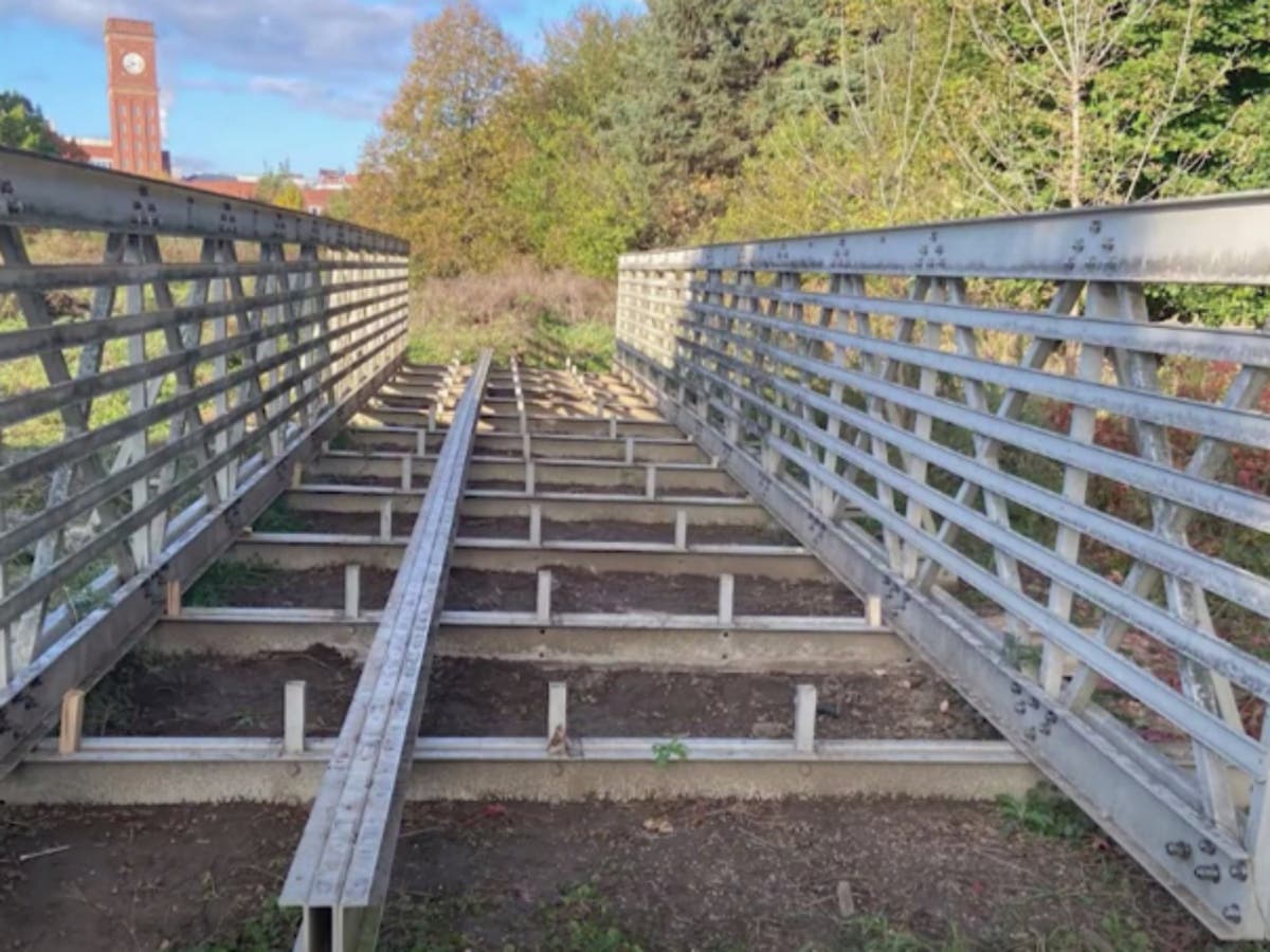 Police baffled as entire 58-ft high bridge stolen