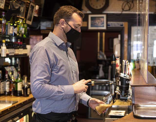Hospitality firms are ramping up calls for support from the Government as the spread of Omicron and health warnings wreak havoc on hard-hit pubs and restaurants (PA)