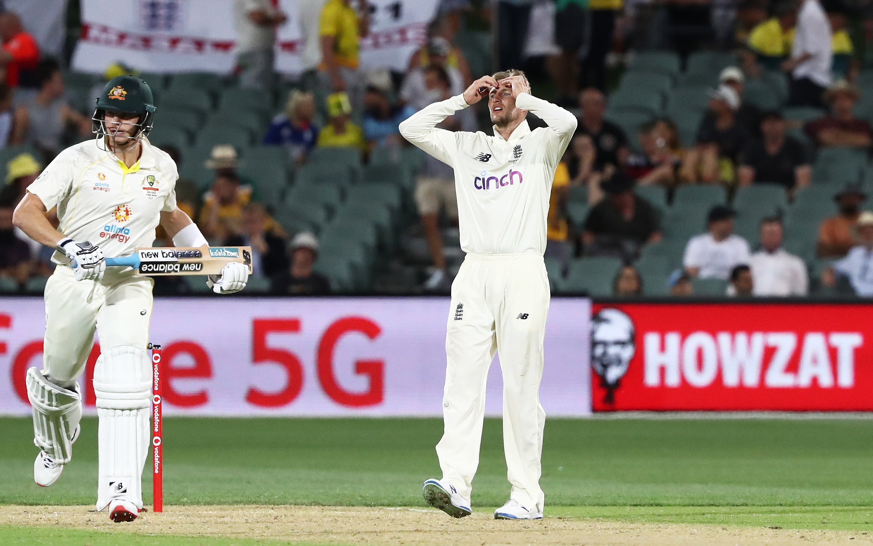 Joe Root shows frustration after tough day in the field