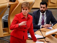 Nicola Sturgeon limits football matches and outdoor events in Scotland to 500 people