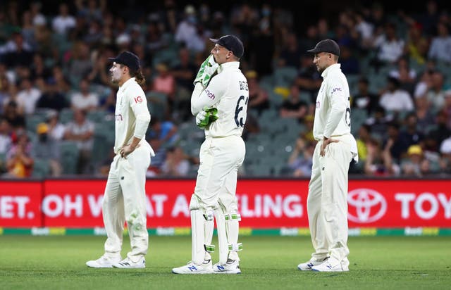 England’s Jos Buttler was given plenty to think about after dropping a chance to dismiss Marnus Labuschagne on day one of the second Test in in Adelaide (Jason O’Brien/PA)