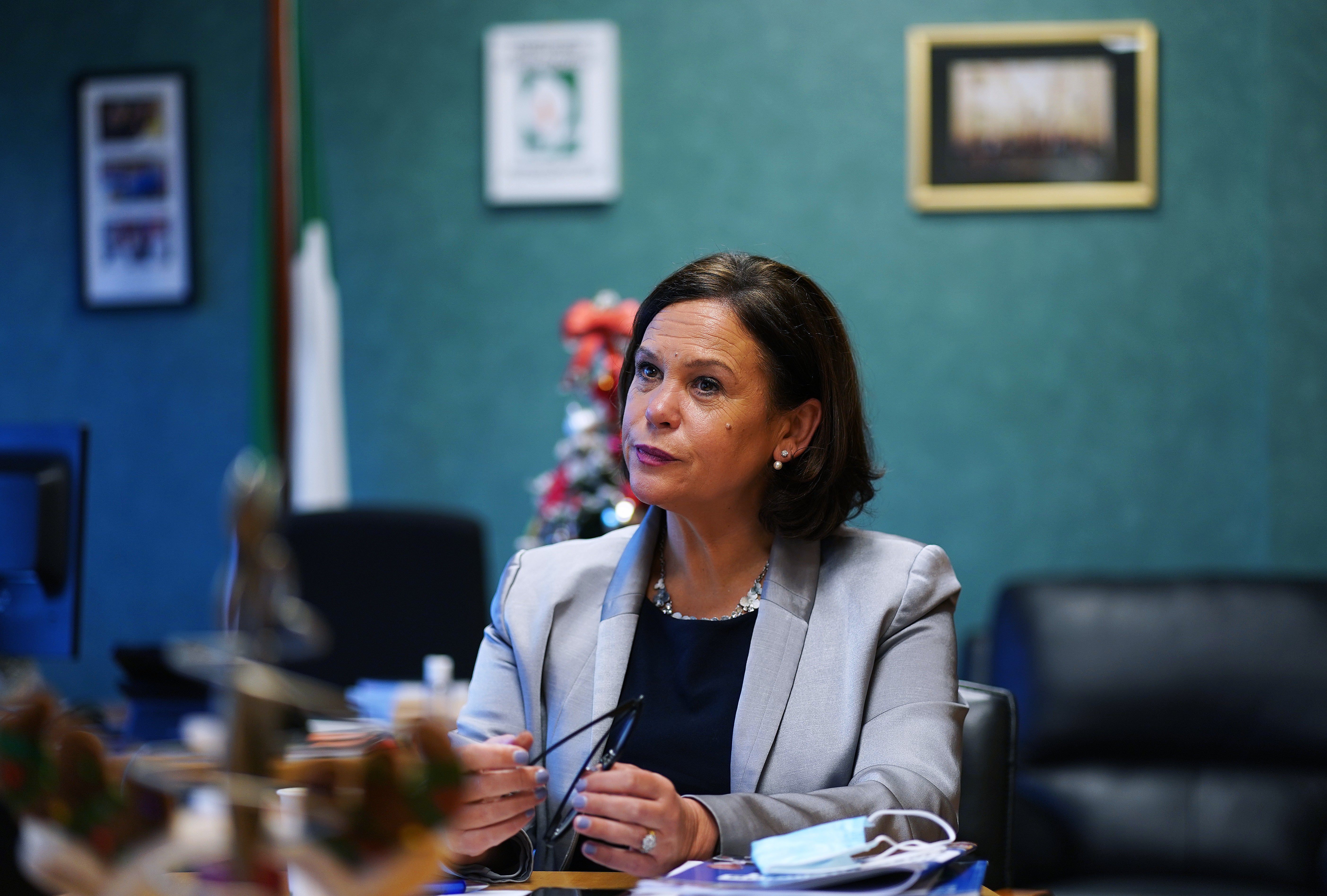 Sinn Fein leader Mary Lou McDonald has said she will not call on Gerry Adams to apologise (Brian Lawless/PA)