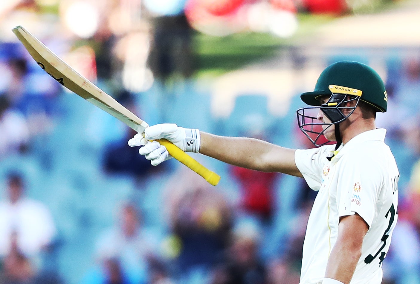 Marnus Labuschagne will be aiming to chalk up his century when action resumes on day two in Adelaide (Jason O’Brien/PA)