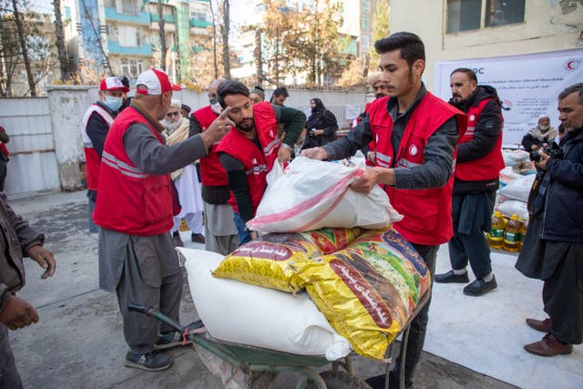 Almost £10 million was raised in the first 24 hours (Disasters Emergency Committee/PA)