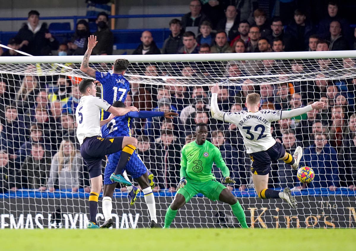 Jarrad Branthwaite punishes Chelsea as Everton snatch point at Stamford Bridge
