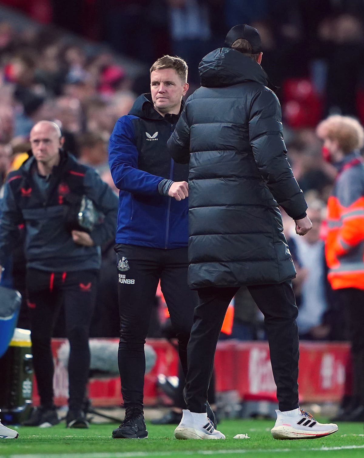 Referee should have stopped the game before Liverpool equalised &ndash; Eddie Howe