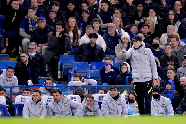 Thomas Tuchel was left to rue Chelsea’s poor finishing against Everton (Adam Davy/PA)
