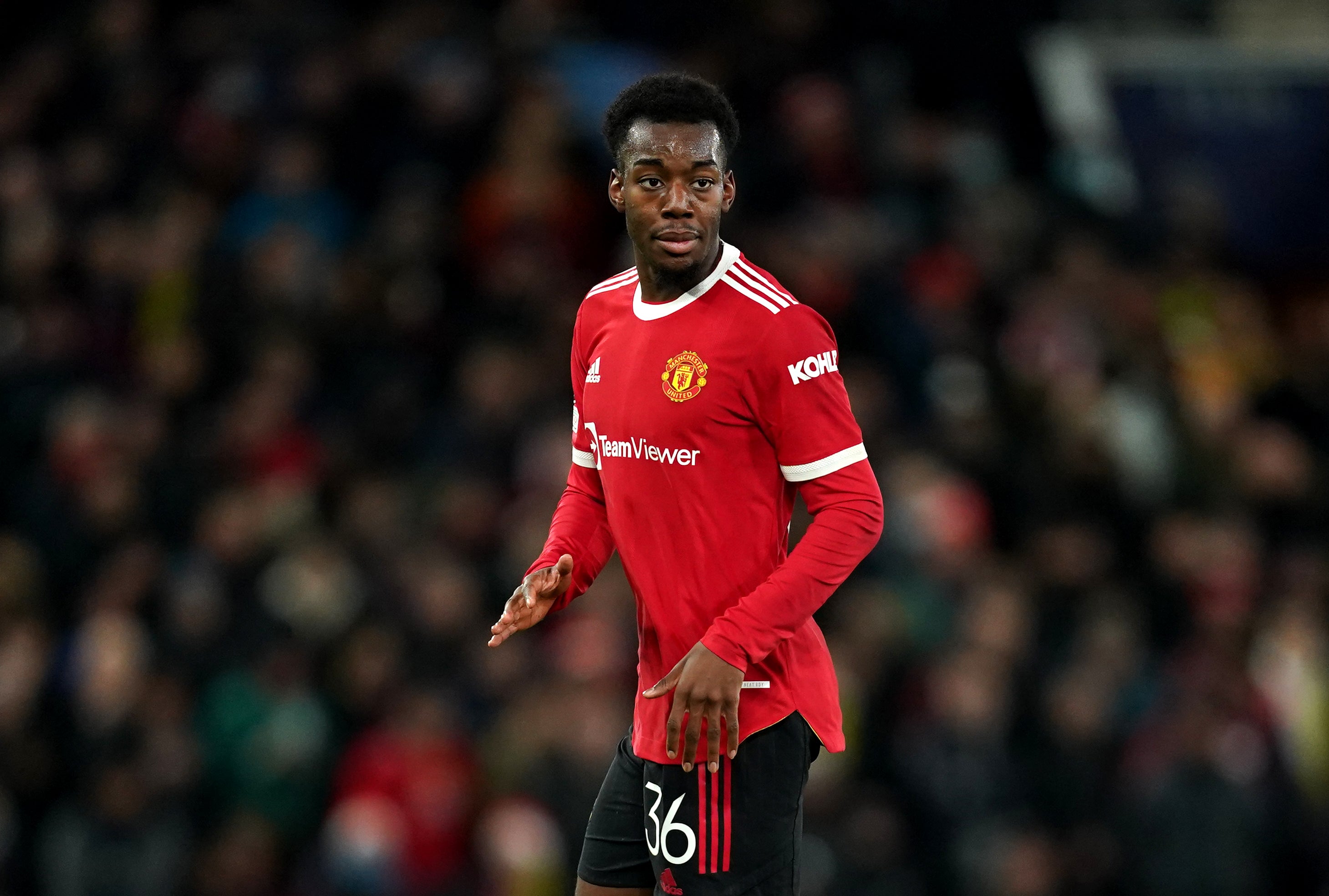 Anthony Elanga could sign a new deal at Old Trafford (Martin Rickett/PA)