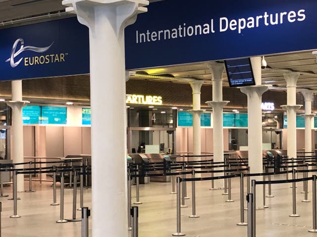<p>Waiting game: Eurostar is preparing for a busy day at its hub, London St Pancras</p>