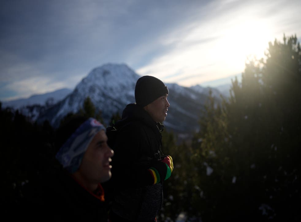 AFGANOS EN LOS ALPES