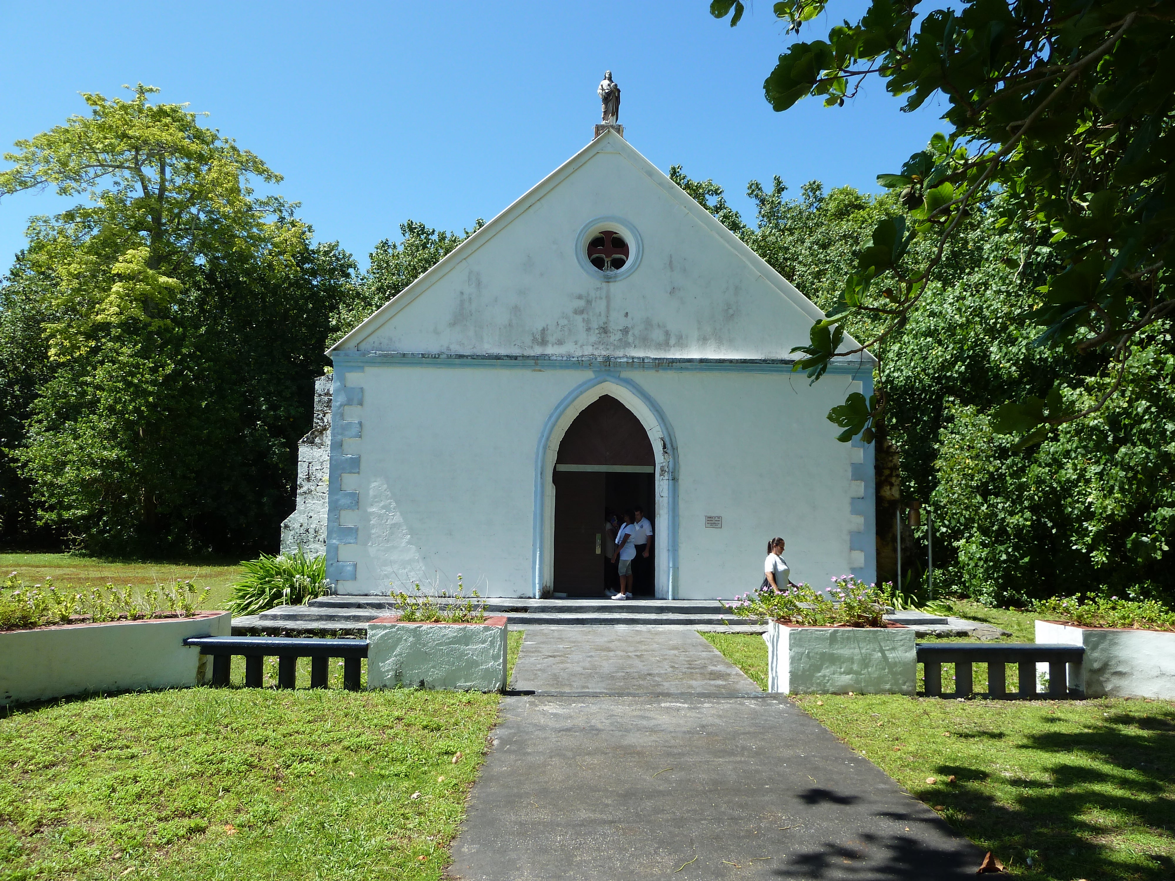 A church on Diego Garcia, part of the Chagos Islands