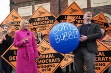 Jubilant Lib Dems claim they have ‘burst Boris’s bubble’ in North Shropshire
