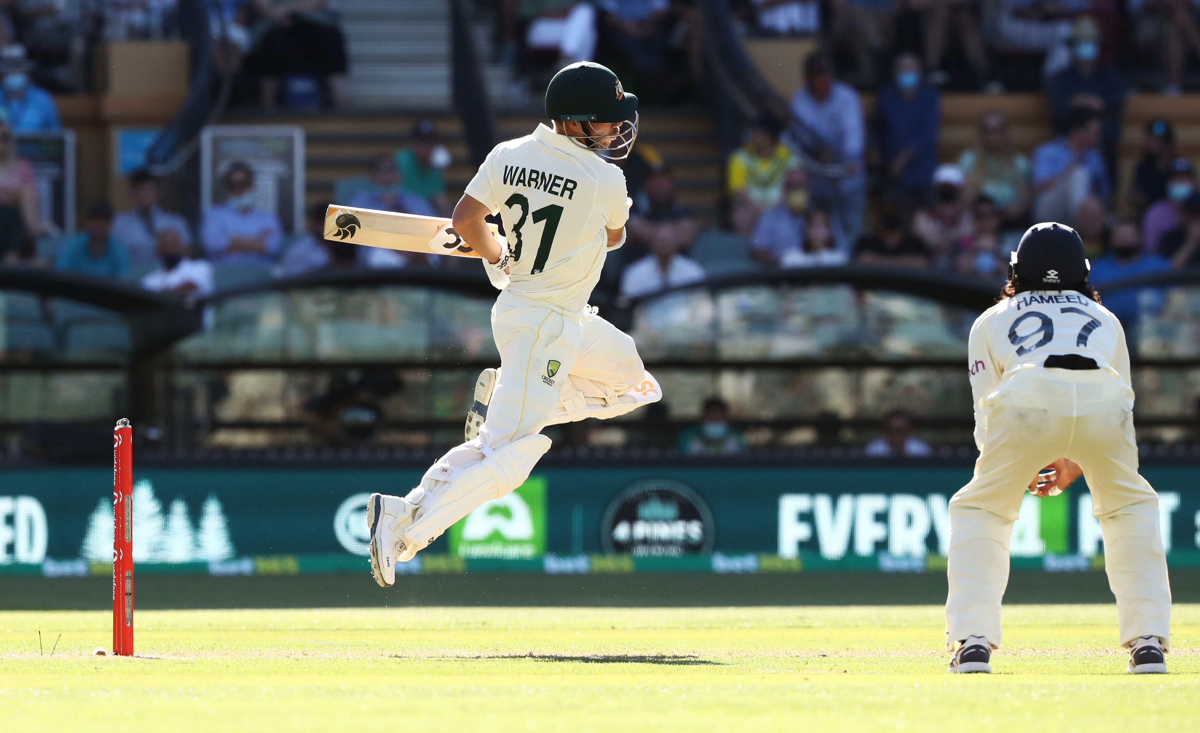 David Warner had leapt up the Instagram standings this year (Jason O’Brien/PA)