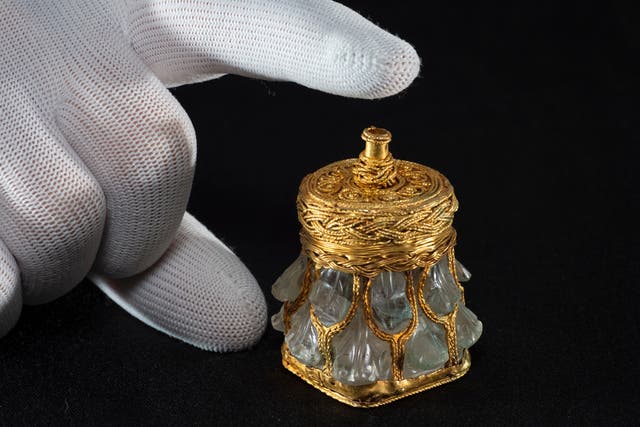 The rock crystal jar was discovered in 2014 (Neil Hanna Photography)
