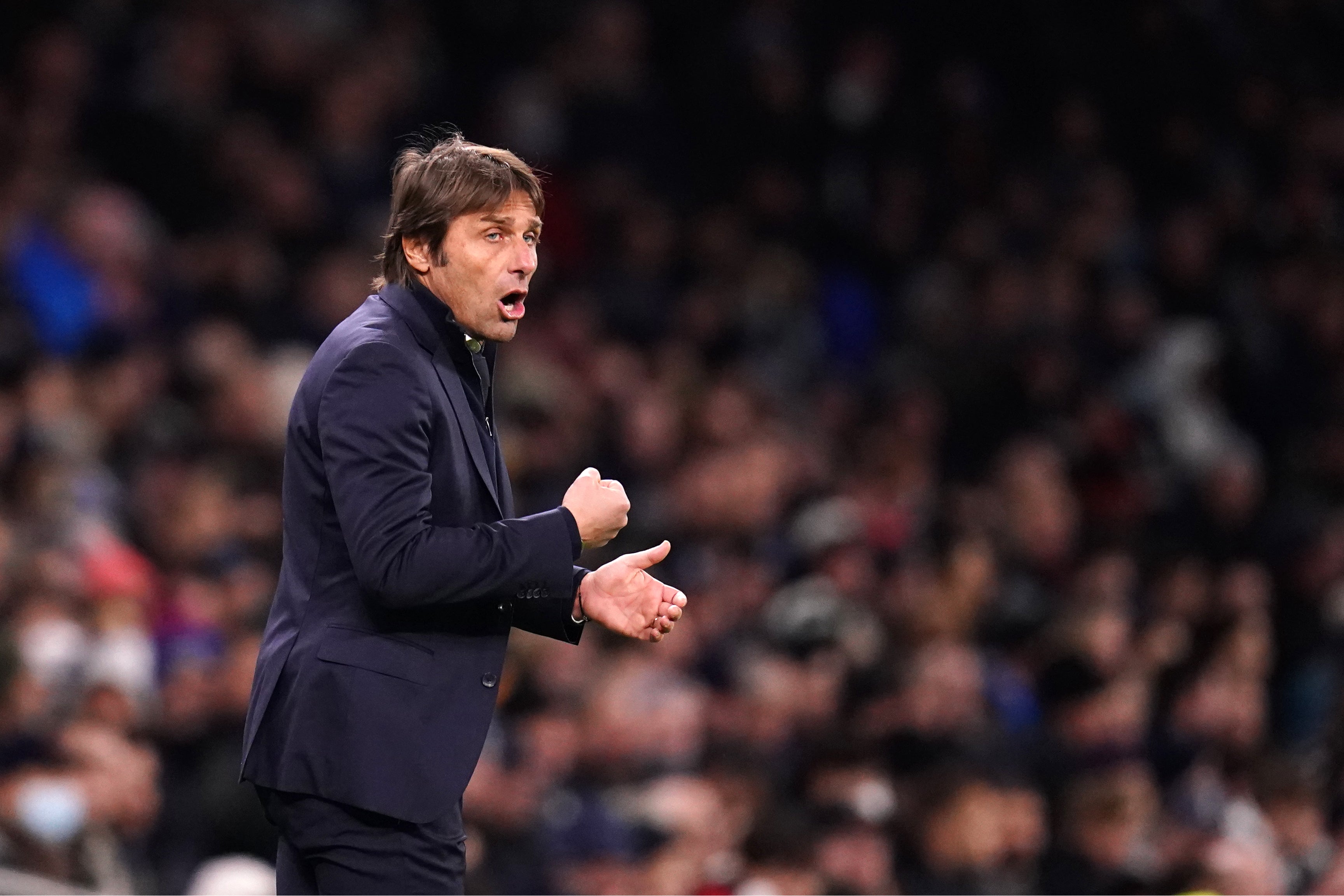 Conte has seen his side’s last three matches called off (John Walton/PA)