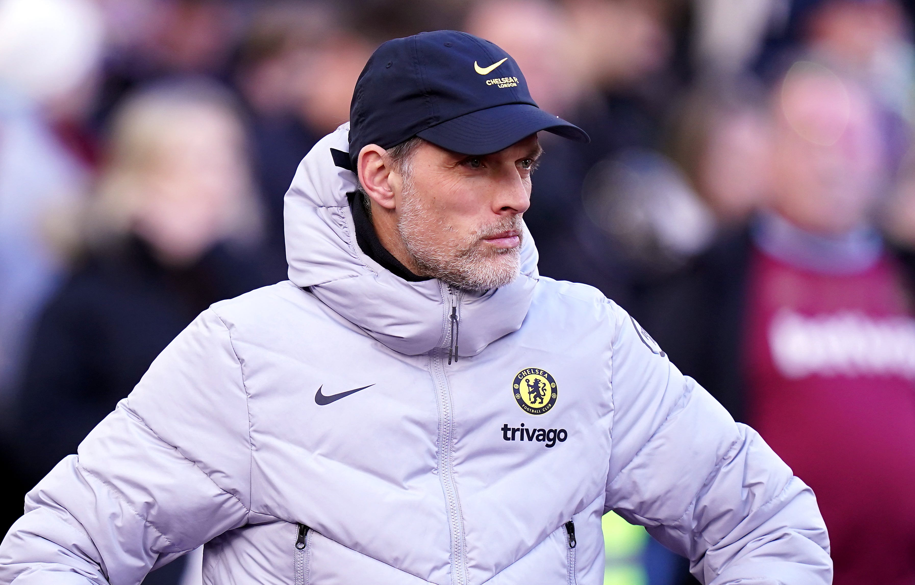 Thomas Tuchel, pictured, admits Chelsea’s resources are being stretched to the limit (Adam Davy/PA)