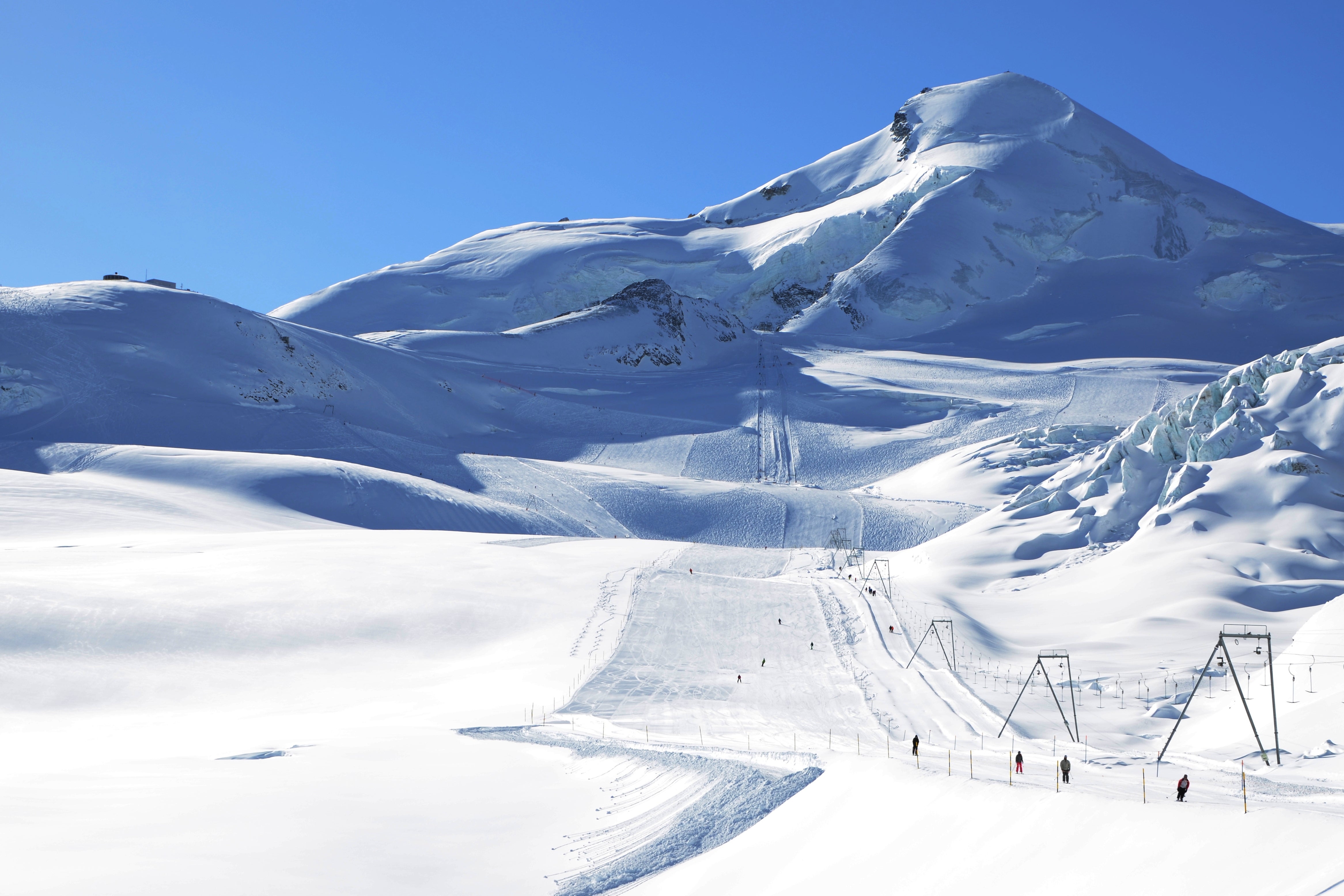 Secluded wide slopes sit away from the main runs so there's no disturbance from the experts