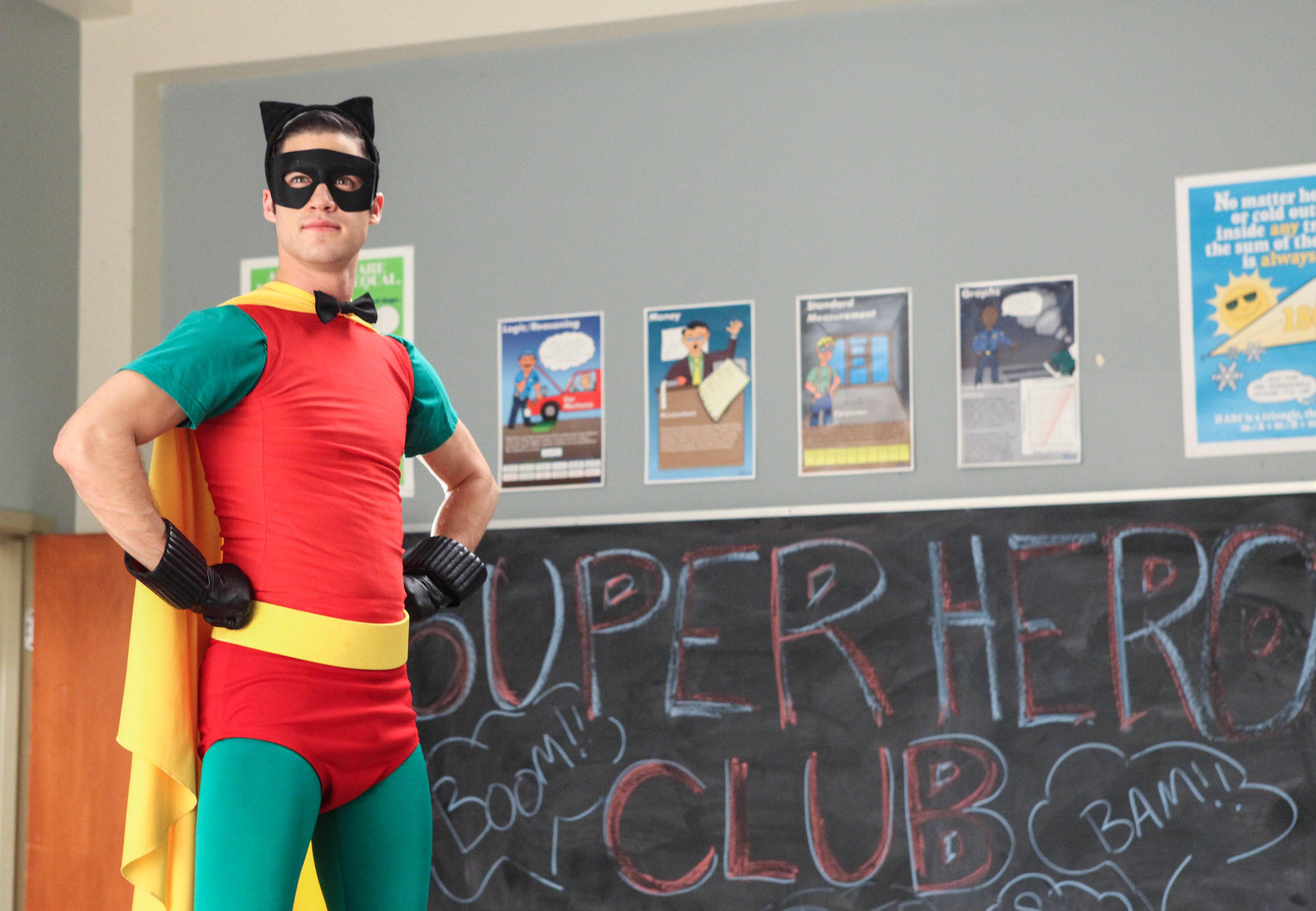 Criss played Blaine in the musical comedy series Glee