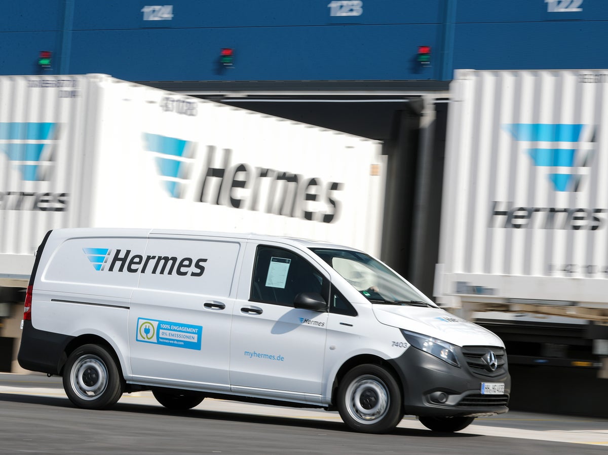 Hermes delivery staff filmed throwing parcels against wall | The Independent