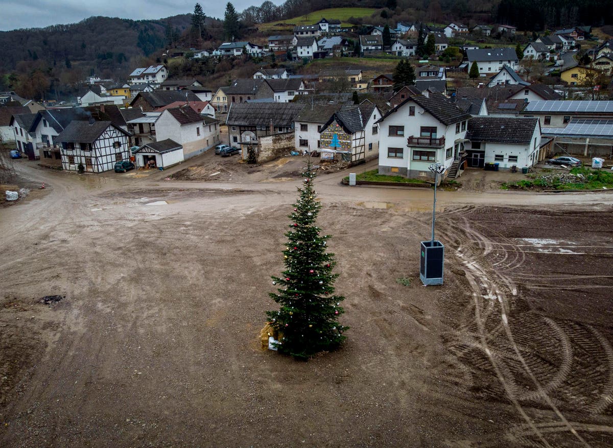 AP PHOTOS: Christmas cheer found in flooded German valley AP PHOTOS: Christmas cheer found in flooded German valley