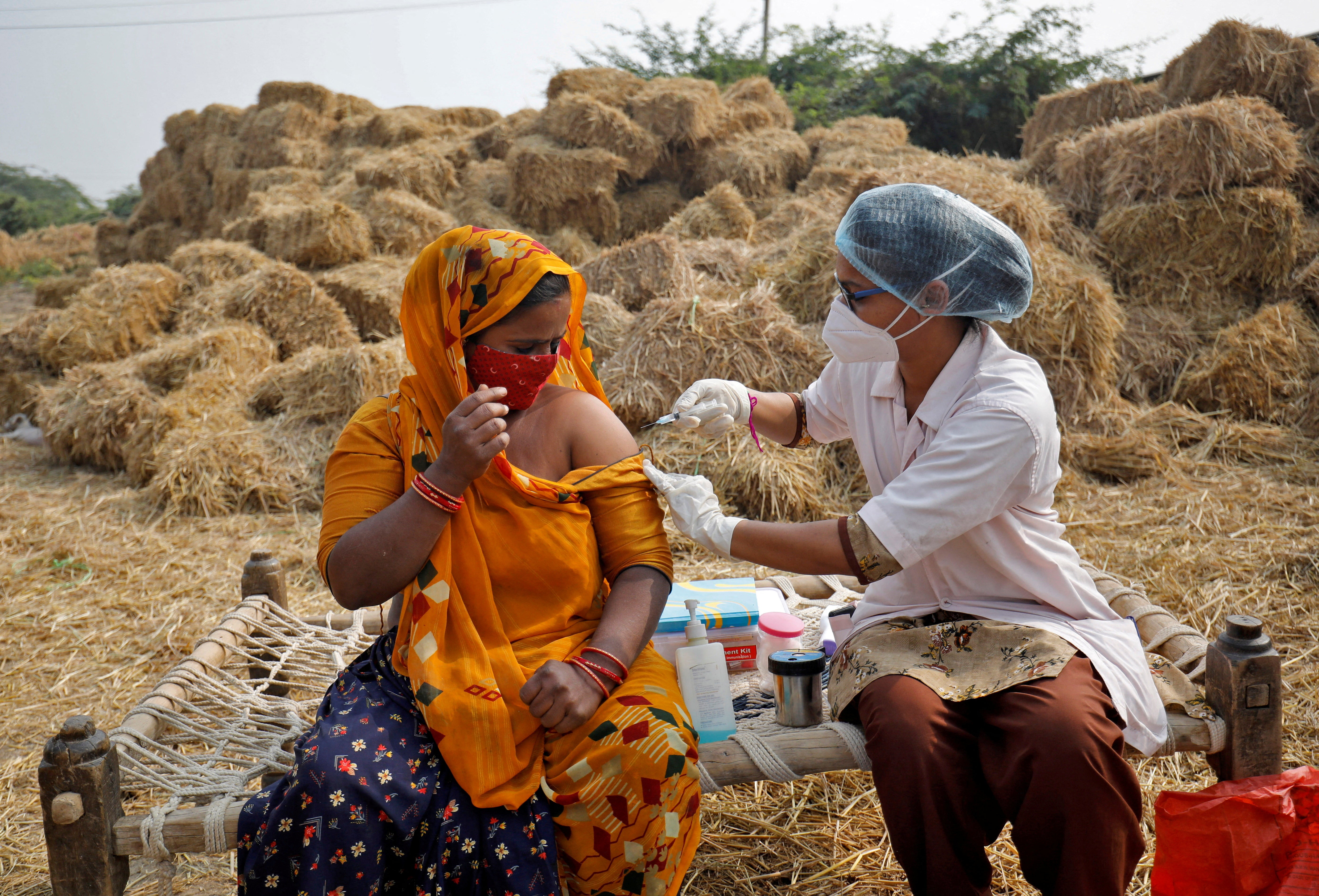 India has vaccinated 38 per cent of its population with two doses of vaccines