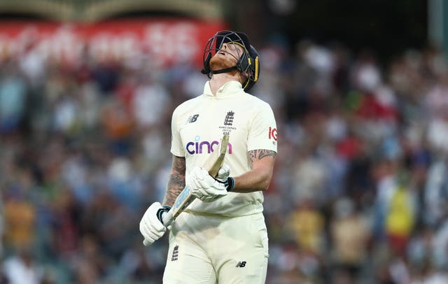 Ben Stokes fought hard for England but Australia look on course for another big win (Jason O’Brien/PA)