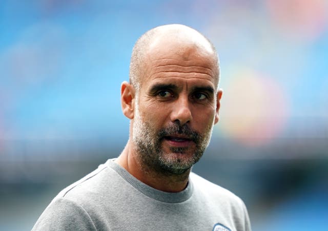 <p>Manchester City manager Pep Guardiola returned a negative test second time around and will be on the touchline against Newcastle (Zac Goodwin/PA)</p>