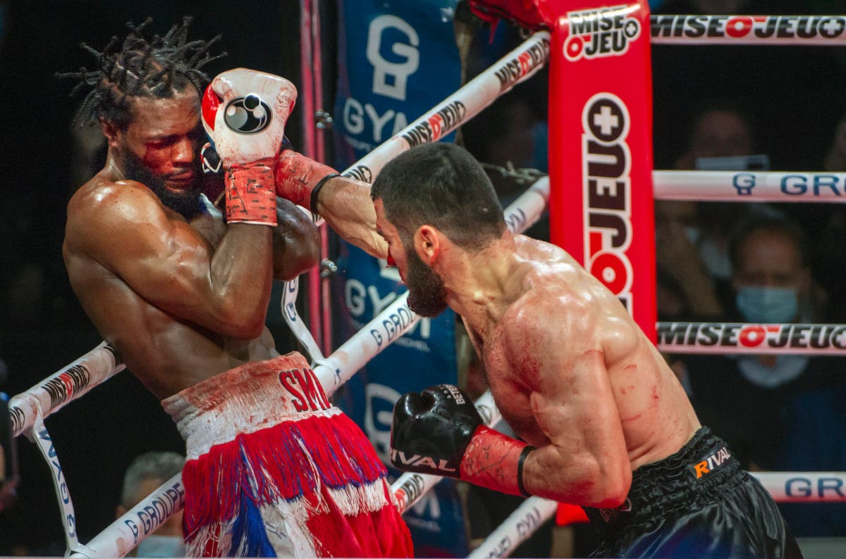 Artur Beterbiev survives deep cut to knock out Marcus Browne and defend light-heavyweight title