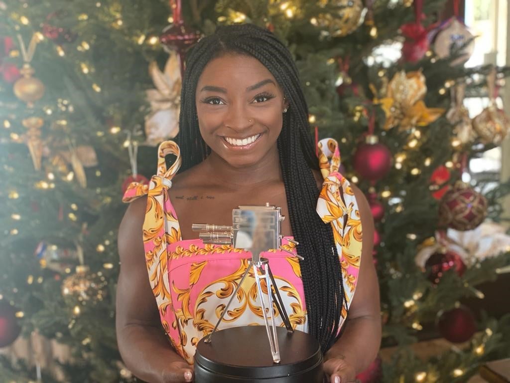 Gymnastics great Simone Biles honoured with BBC…