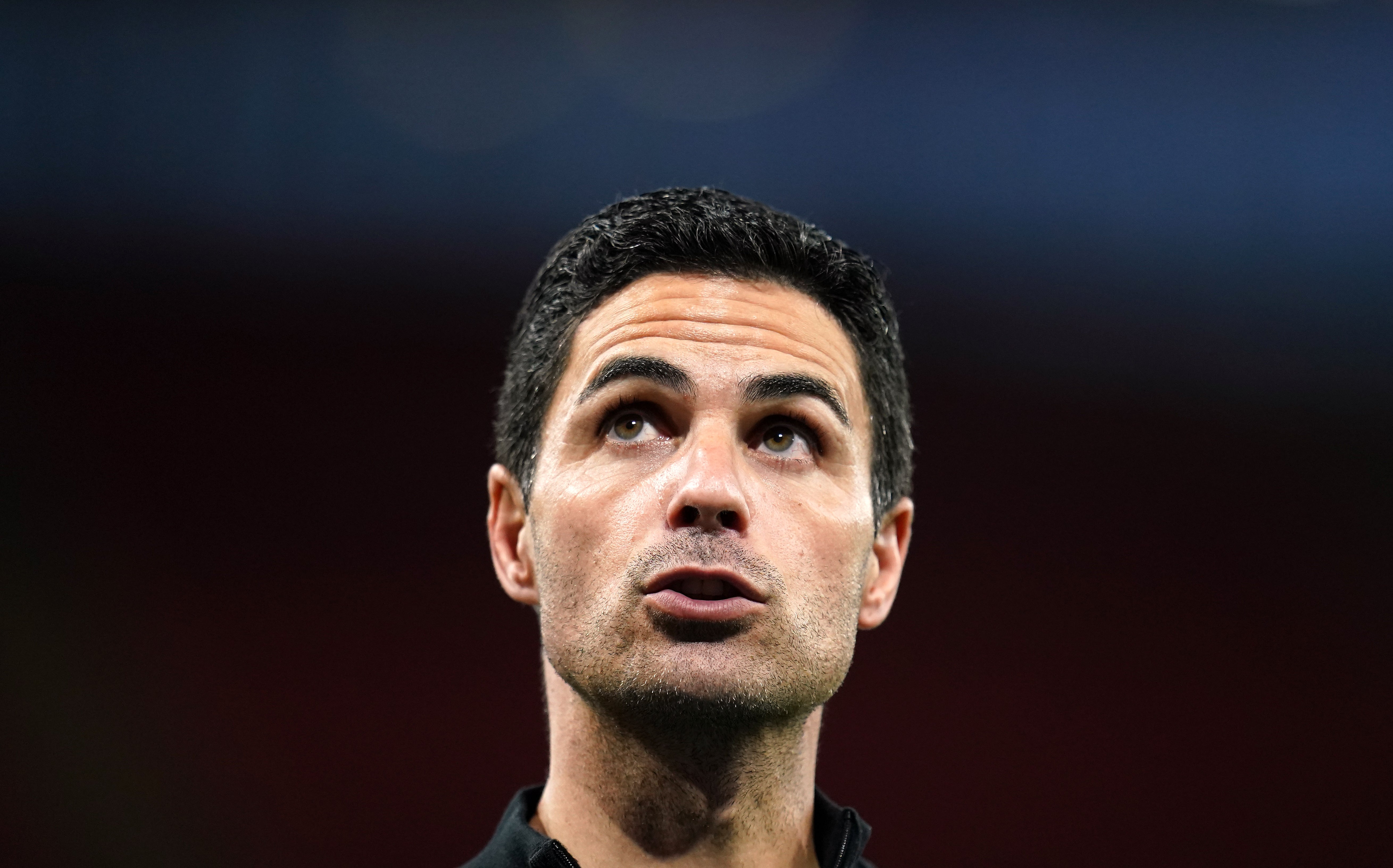 Arsenal manager Mikel Arteta confirmed an allegation of racist abuse allegedly occurred in the first half (Nick Potts/PA)
