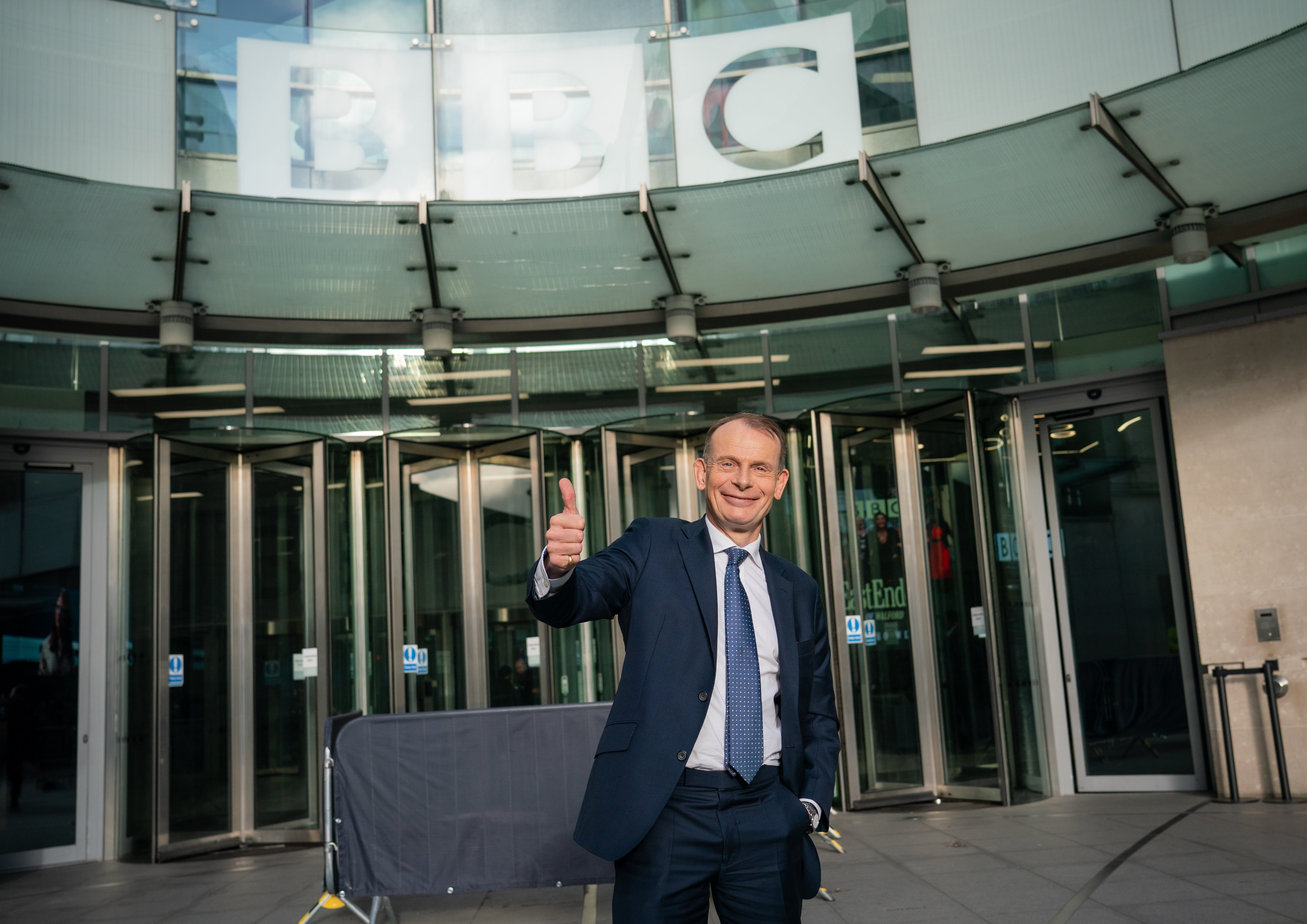 Andrew Marr has hosted his final Sunday morning show on the BBC (Dominic Lipinski/PA)