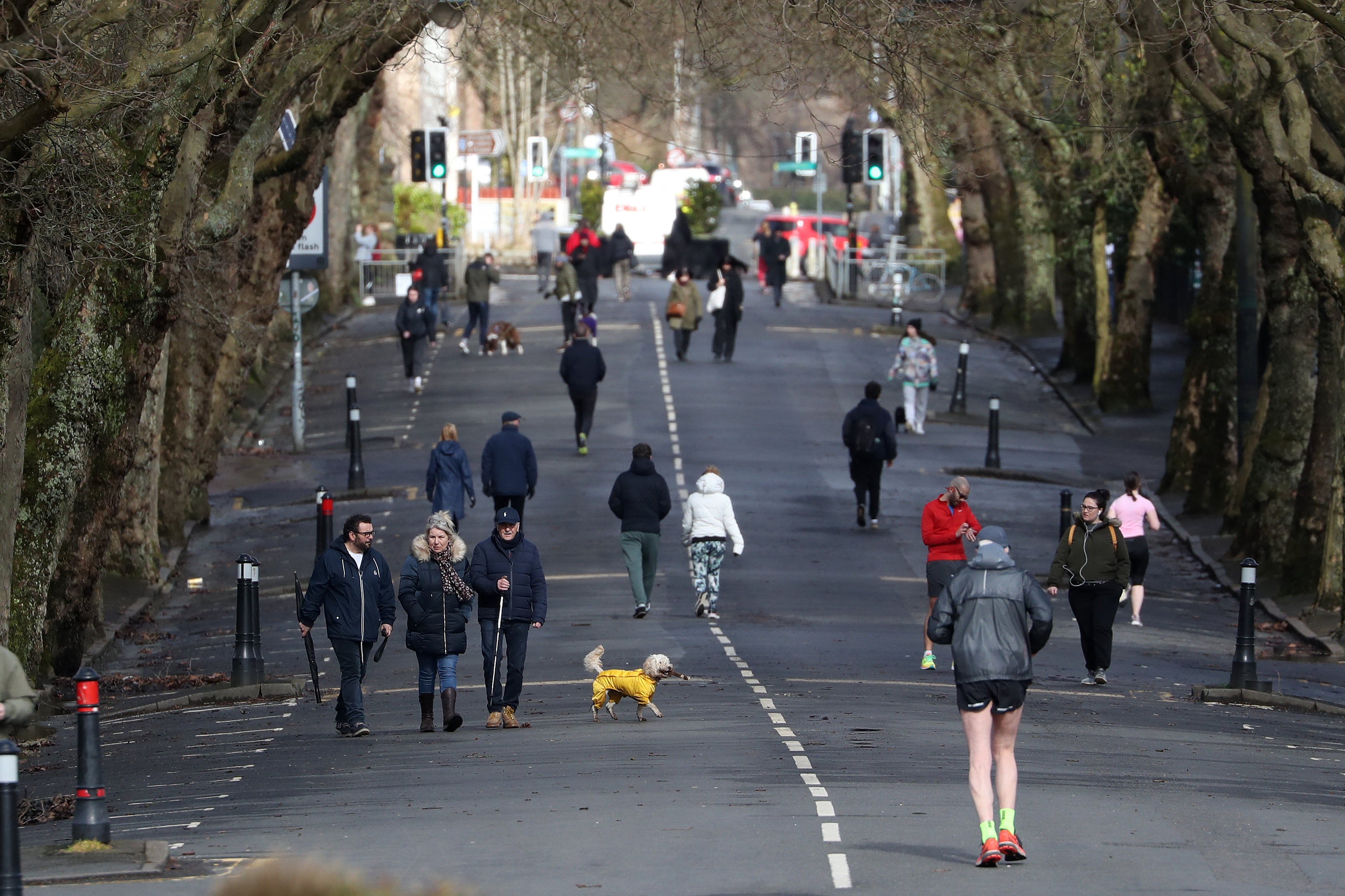 The incident took place on Kelvin Way (Andrew Milligan/PA)
