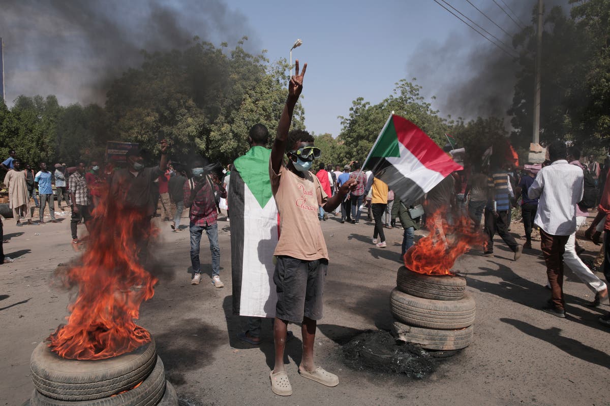 Mass anti-coup protests in Sudan mark uprising anniversary Mass anti-coup protests in Sudan mark uprising anniversary