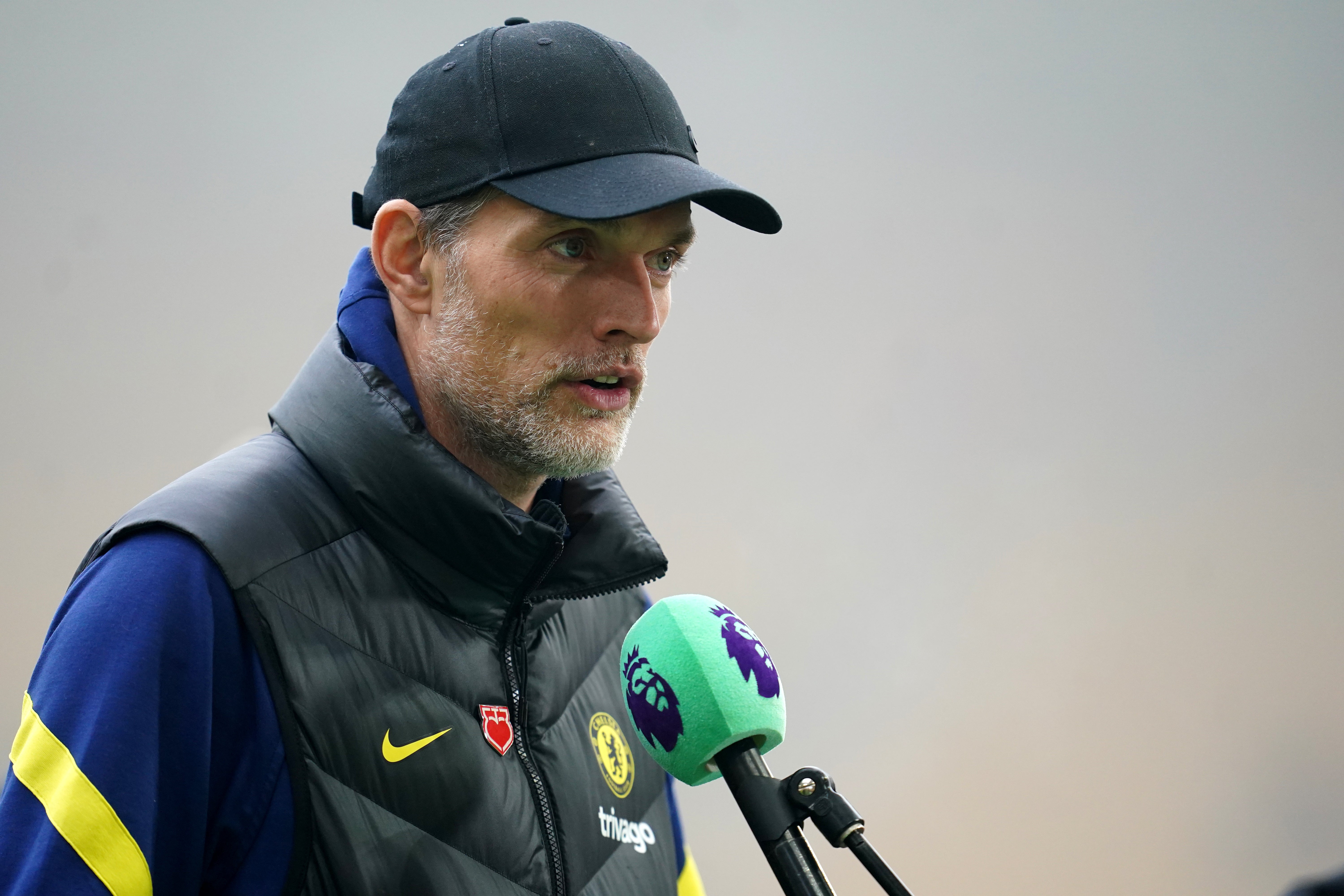 Thomas Tuchel says Chelsea were “a bit angry” after seven players were ruled out (Nick Potts/PA)
